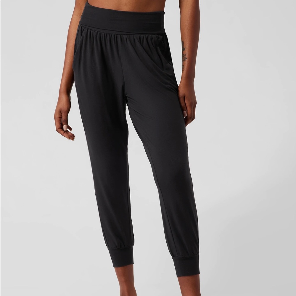 Athleta Studio Jogger Pant- Grey